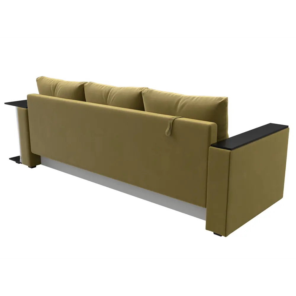 Фото 6 Диван прямой Атланта со столом справа Лига диванов 112480R 230x90x80 см микровельвет цвет желтый Фото 6 Диван прямой Атланта со столом справа Лига диванов 112480R 230x90x80 см микровельвет цвет желтый