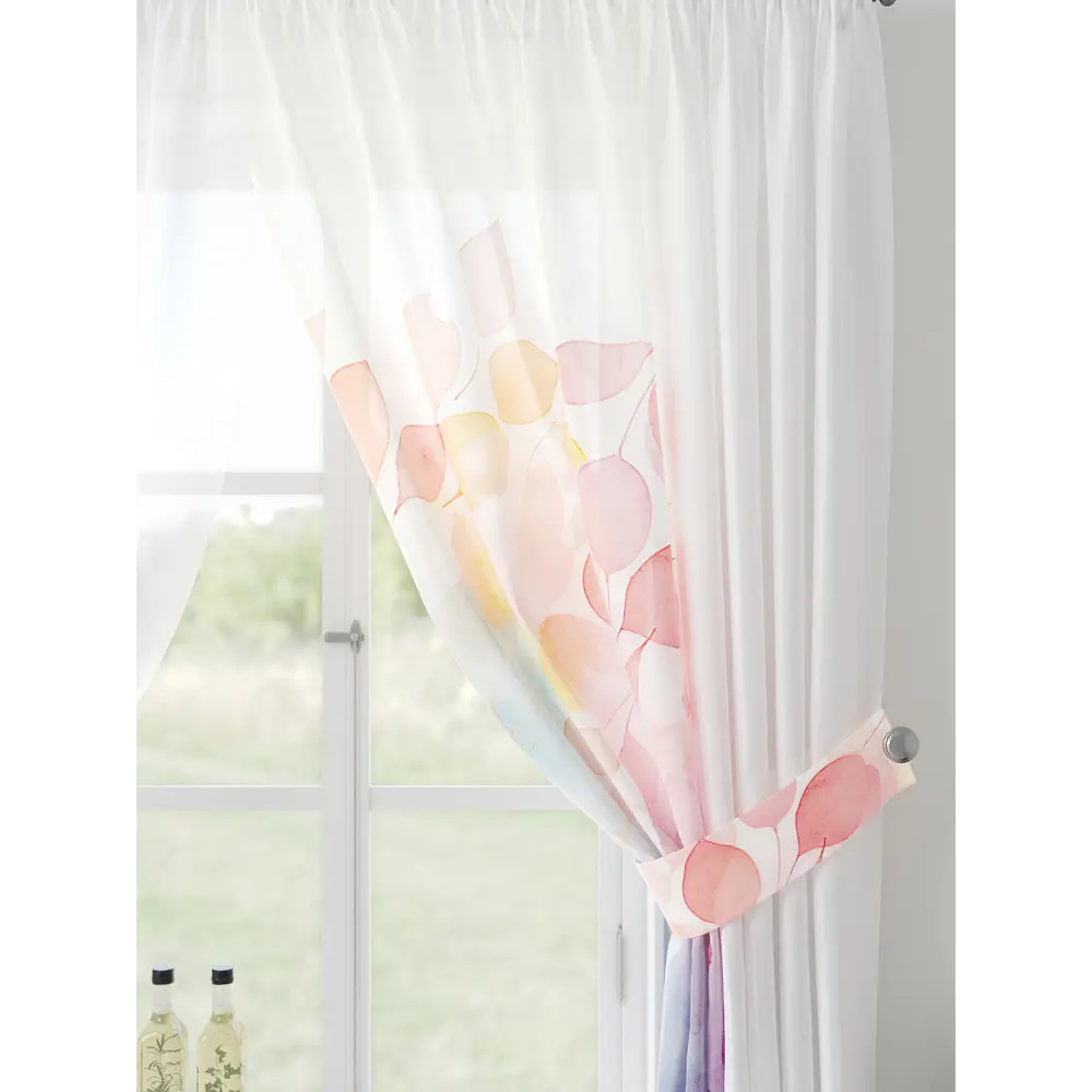 Фото 5 Тюль Comfy way Лерис - 112 CW509112-150 на шторной ленте 150x300 см цвет бежевый Фото 5 Тюль Comfy way Лерис - 112 CW509112-150 на шторной ленте 150x300 см цвет бежевый