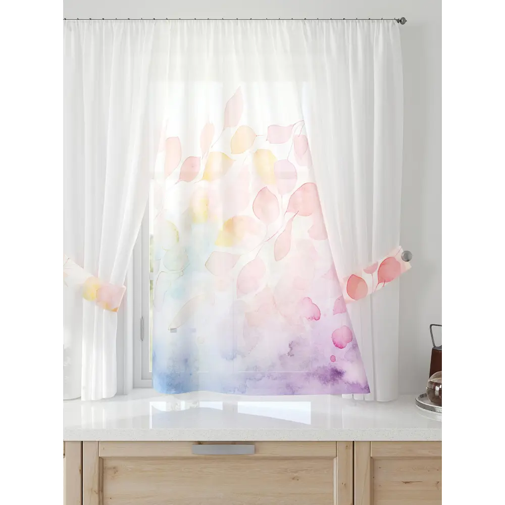 Фото 4 Тюль Comfy way Лерис - 112 CW509112-150 на шторной ленте 150x300 см цвет бежевый Фото 4 Тюль Comfy way Лерис - 112 CW509112-150 на шторной ленте 150x300 см цвет бежевый