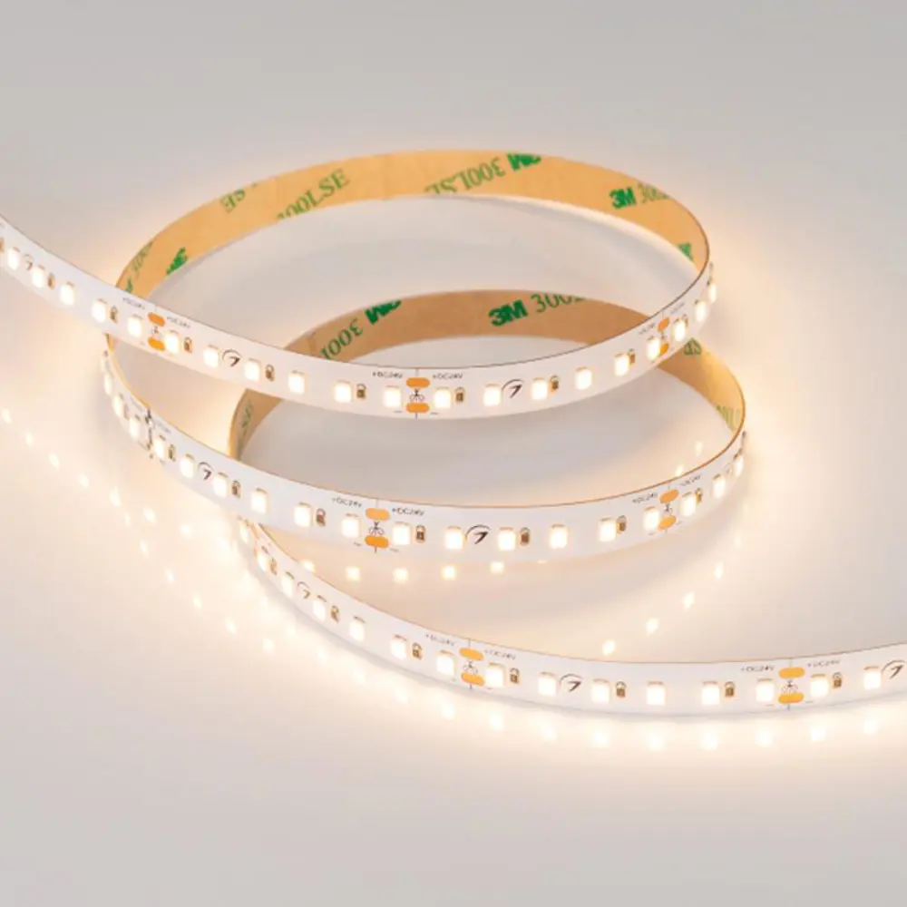 Фото 2 Светодиодная лента Arlight 030009 2 SMD 2835 120 диод/9.60 Вт/м 24 В IP20 5 м теплый белый свет Фото 2 Светодиодная лента Arlight 030009 2 SMD 2835 120 диод/9.60 Вт/м 24 В IP20 5 м теплый белый свет