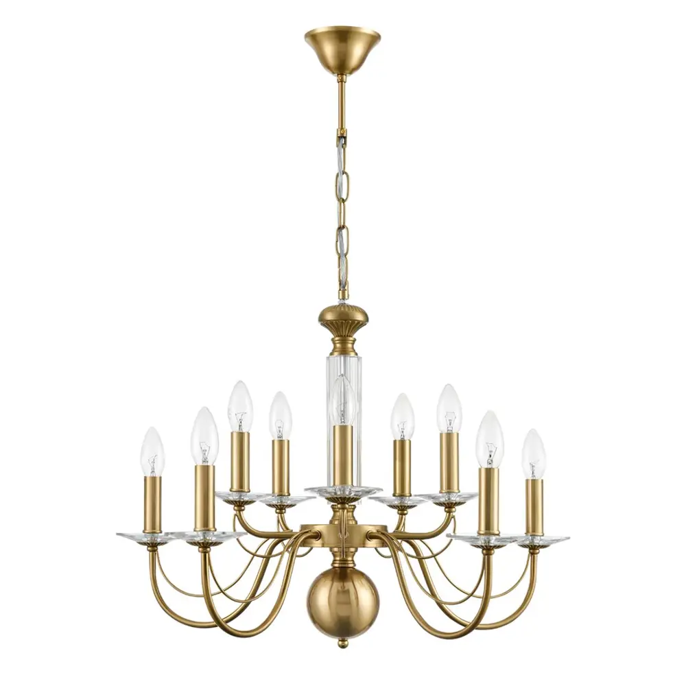 Фото Люстра подвесная Lumion Incanto 8033-10 10 лампа 20 м² цвет медь Фото Люстра подвесная Lumion Incanto 8033-10 10 лампа 20 м² цвет медь