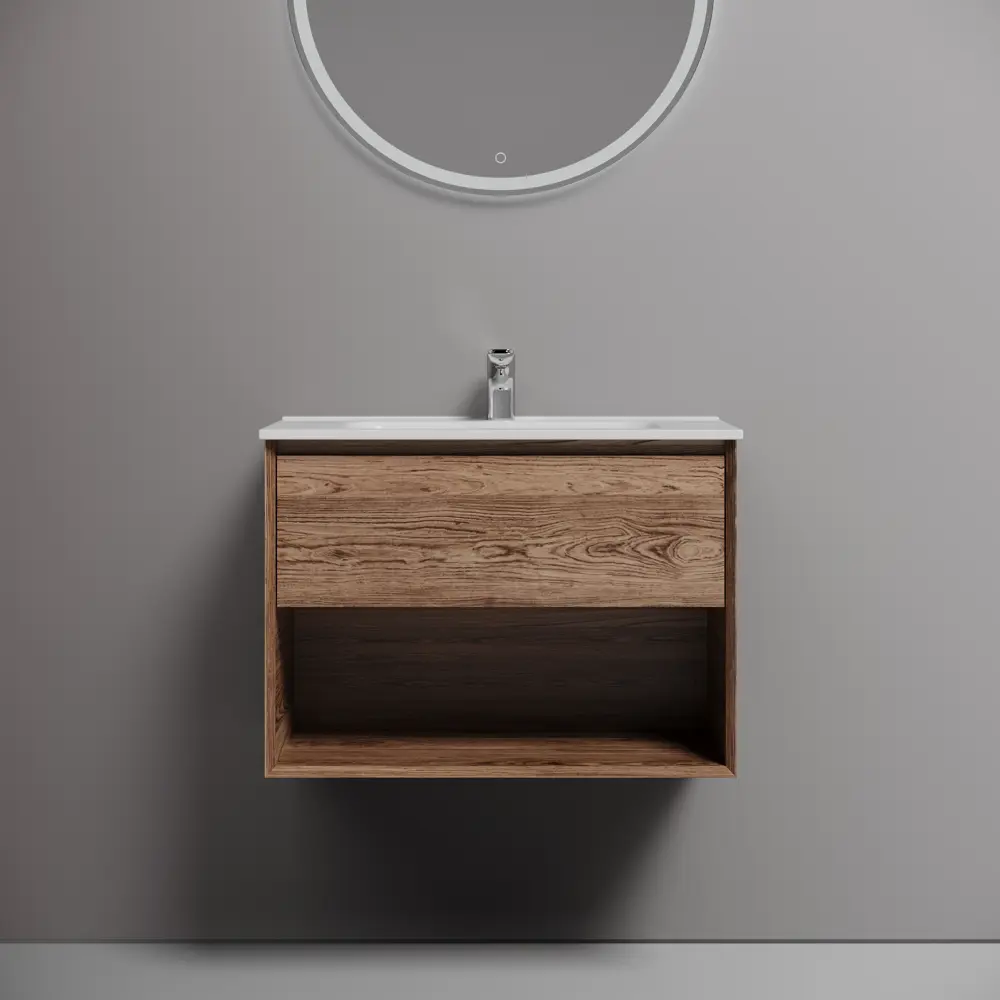 Фото 2 Тумба под раковину Sancos Marmi MR1.070ECH 70 подвесная Дуб Чарльстон Фото 2 Тумба под раковину Sancos Marmi MR1.070ECH 70 подвесная Дуб Чарльстон