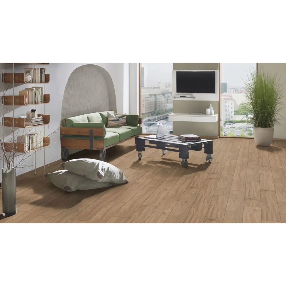 Фото 2 Ламинат Kronospan Super Natural Classic Credenza 33 класс толщина 8 мм с фаской 2.22 м², цена за упаковку Фото 2 Ламинат Kronospan Super Natural Classic Credenza 33 класс толщина 8 мм с фаской 2.22 м², цена за упаковку