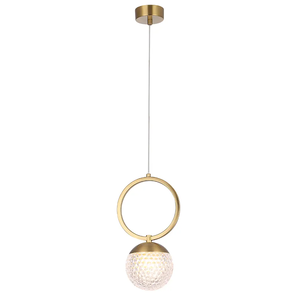 Фото Светильник подвесной Crystal Lux Carolina sp1 v1 brass 1 лампа 2 м² цвет латунь Фото Светильник подвесной Crystal Lux Carolina sp1 v1 brass 1 лампа 2 м² цвет латунь