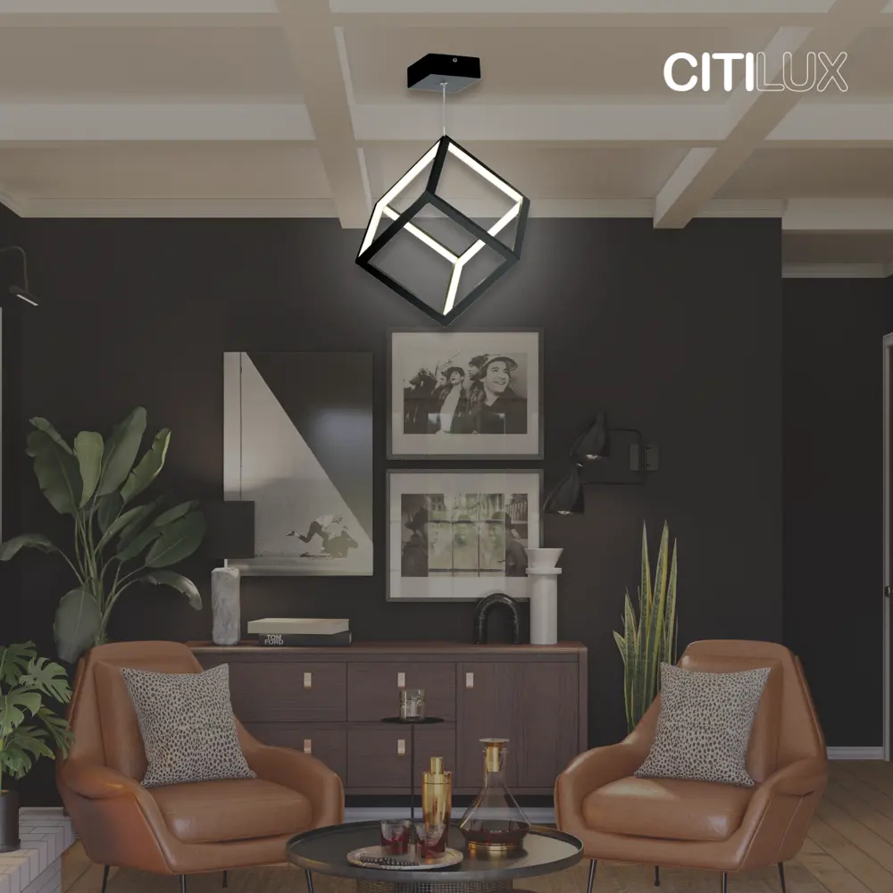 Фото 6 Светильник подвесной светодиодный Citilux CL719201 10 м² Фото 6 Светильник подвесной светодиодный Citilux CL719201 10 м²