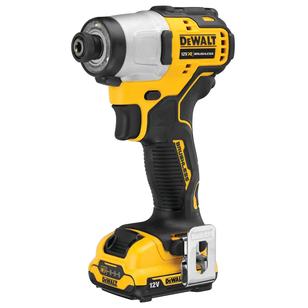Фото 2 Дрель-шуруповерт аккумуляторная ударная бесщеточная Dewalt DCF801D2, 12 В Li-Ion 2x2 Ач Фото 2 Дрель-шуруповерт аккумуляторная ударная бесщеточная Dewalt DCF801D2, 12 В Li-Ion 2x2 Ач