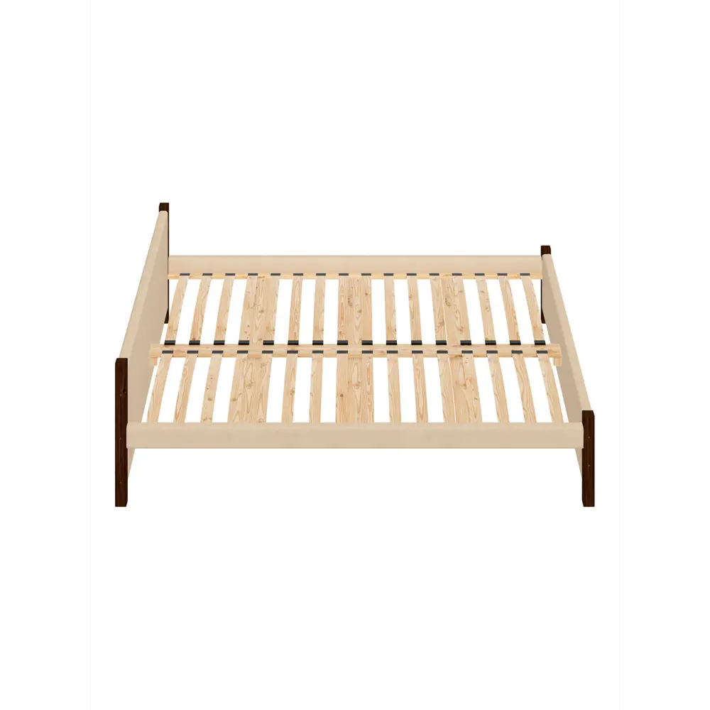 Фото 3 Кровать Solarius Двуспальная Классика мягкая 1447 150 x 63 x 200 см массив сосны цвет бежевый/венге Фото 3 Кровать Solarius Двуспальная Классика мягкая 1447 150 x 63 x 200 см массив сосны цвет бежевый/венге