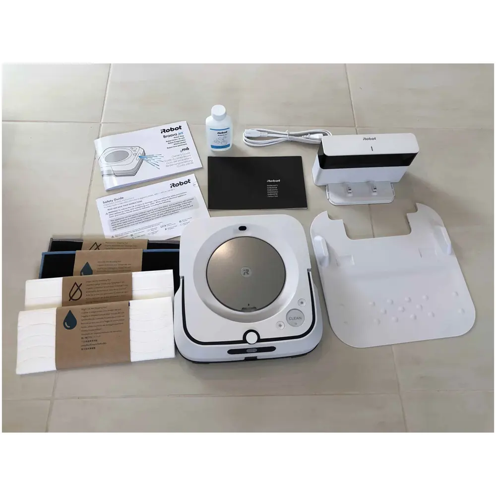 Фото 3 Робот-пылесос с влажной уборкой Irobot 573196 50 Вт 0.39 л цвет белый Фото 3 Робот-пылесос с влажной уборкой Irobot 573196 50 Вт 0.39 л цвет белый