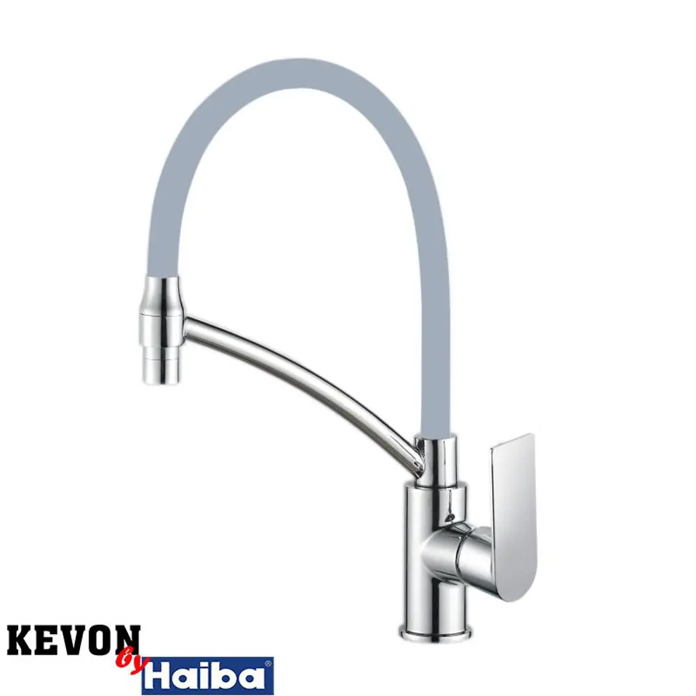 Фото Смеситель для кухни Kevon KV67233 гибкий излив 19.9 см цвет хром Фото Смеситель для кухни Kevon KV67233 гибкий излив 19.9 см цвет хром