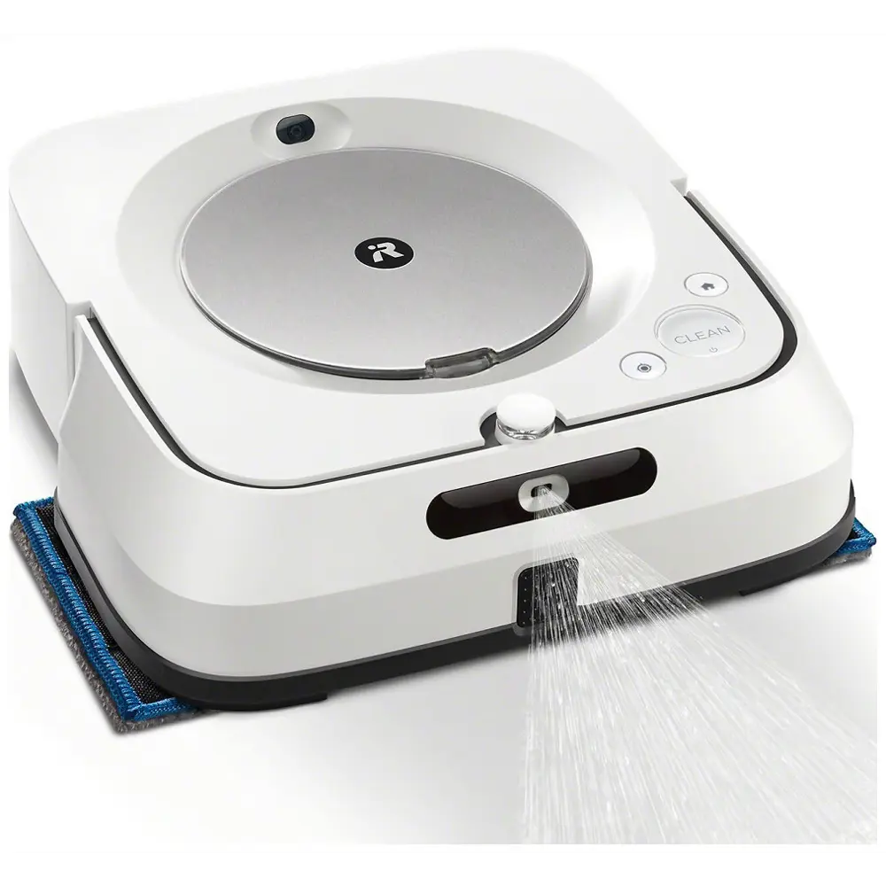 Фото 2 Робот-пылесос с влажной уборкой Irobot 573196 50 Вт 0.39 л цвет белый Фото 2 Робот-пылесос с влажной уборкой Irobot 573196 50 Вт 0.39 л цвет белый