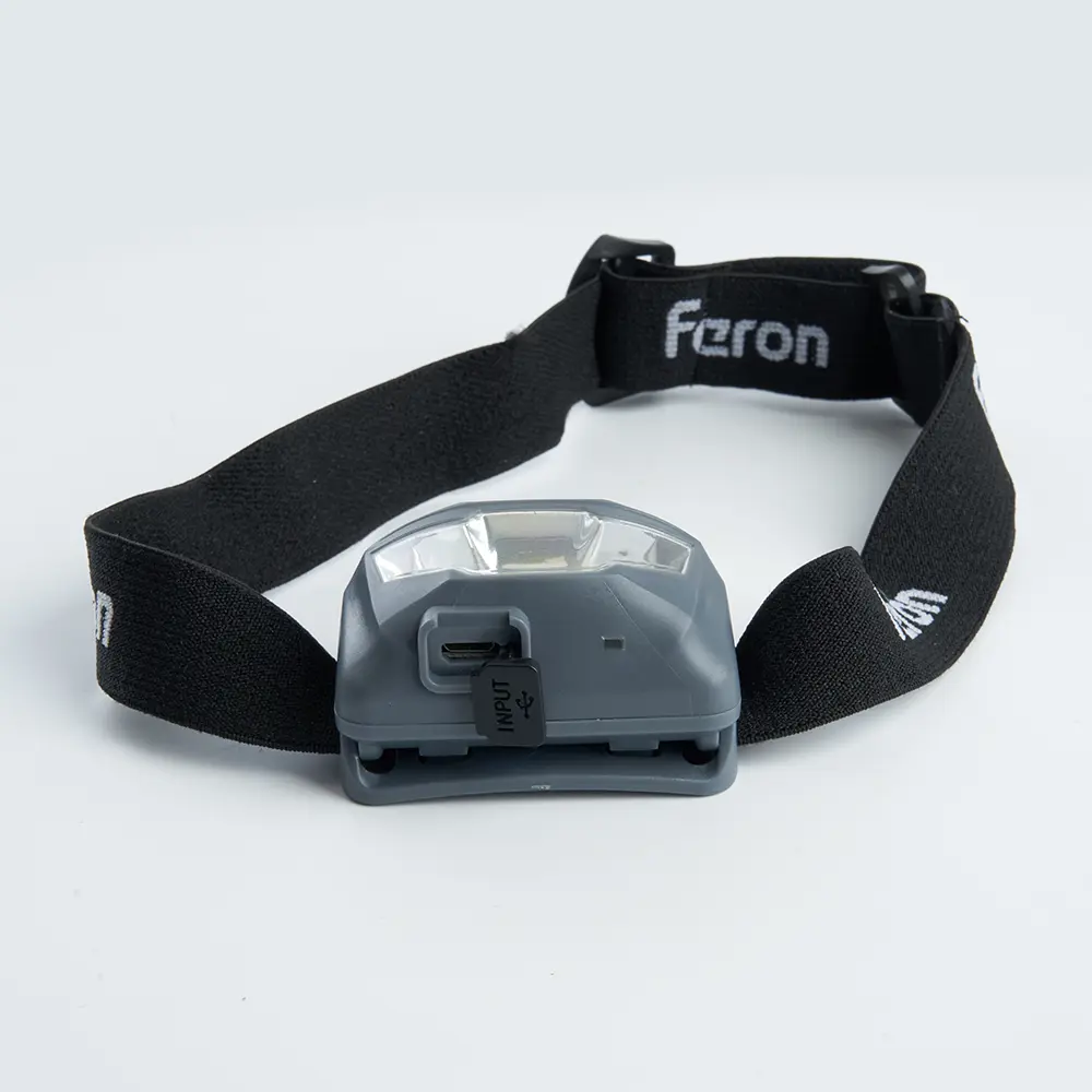 Фото 3 Фонарь налобный Feron TH2301 с аккумулятором 3W 1COB USB IP44, пластик Фото 3 Фонарь налобный Feron TH2301 с аккумулятором 3W 1COB USB IP44, пластик