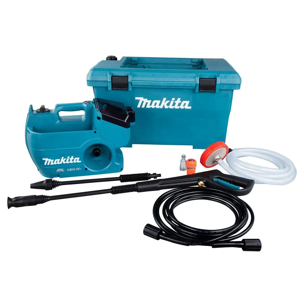 Фото 2 Мойка высокого давления аккумуляторная Makita DHW080ZK, 36 В Li-Ion, 80 бар, 330 л/ч, без АКБ и ЗУ