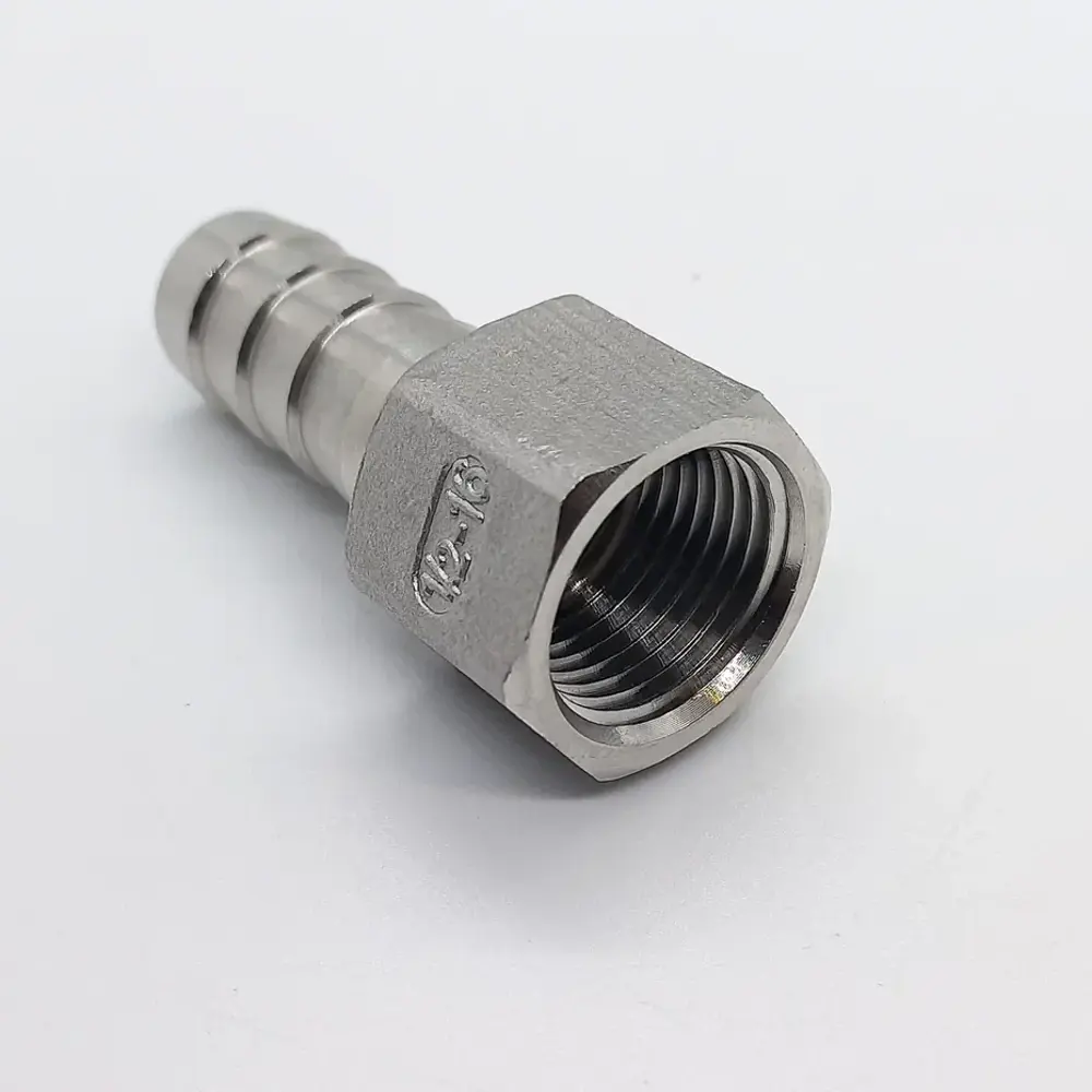Фото 2 Штуцер для шланга Ifitting 3/8"x17 ВР нержавеющая сталь MG-PBrmF10x10/4