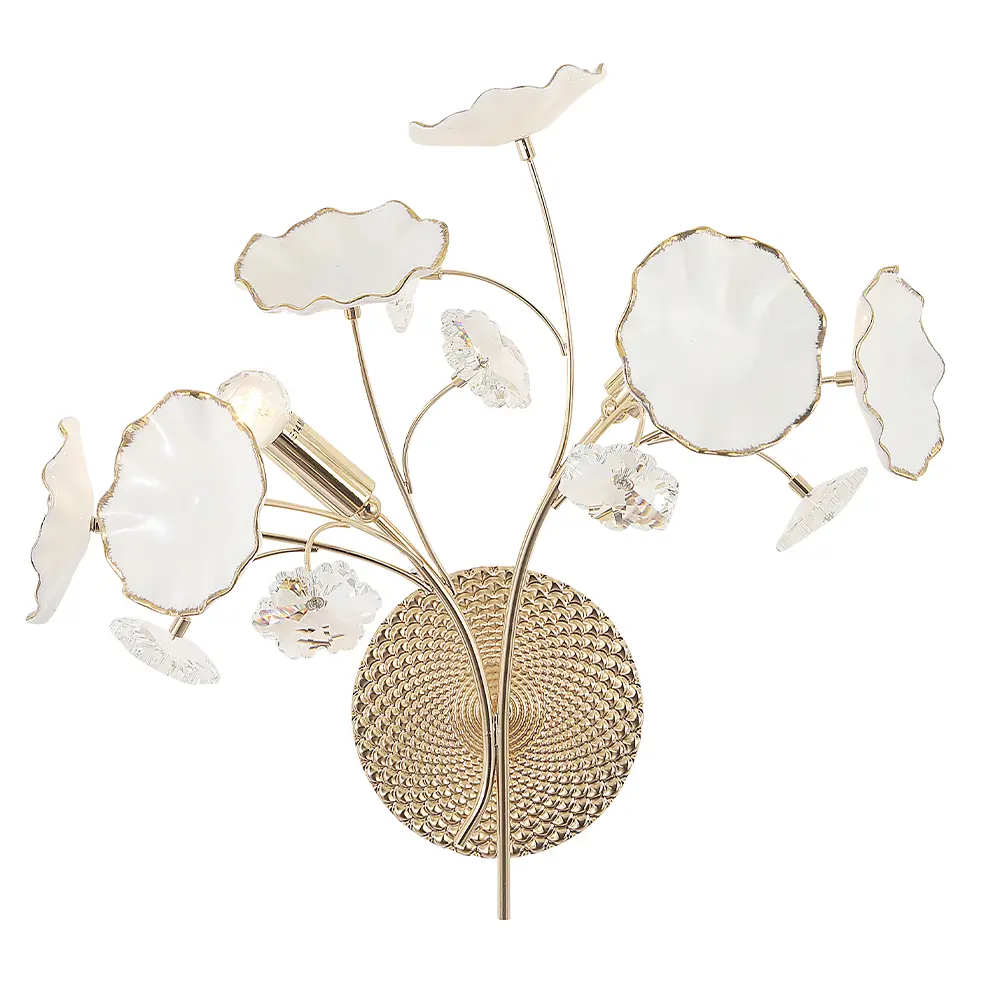 Фото Настенный светильник Crystal Lux 402_2370 цвет жёлтый/золотой Фото Настенный светильник Crystal Lux 402_2370 цвет жёлтый/золотой