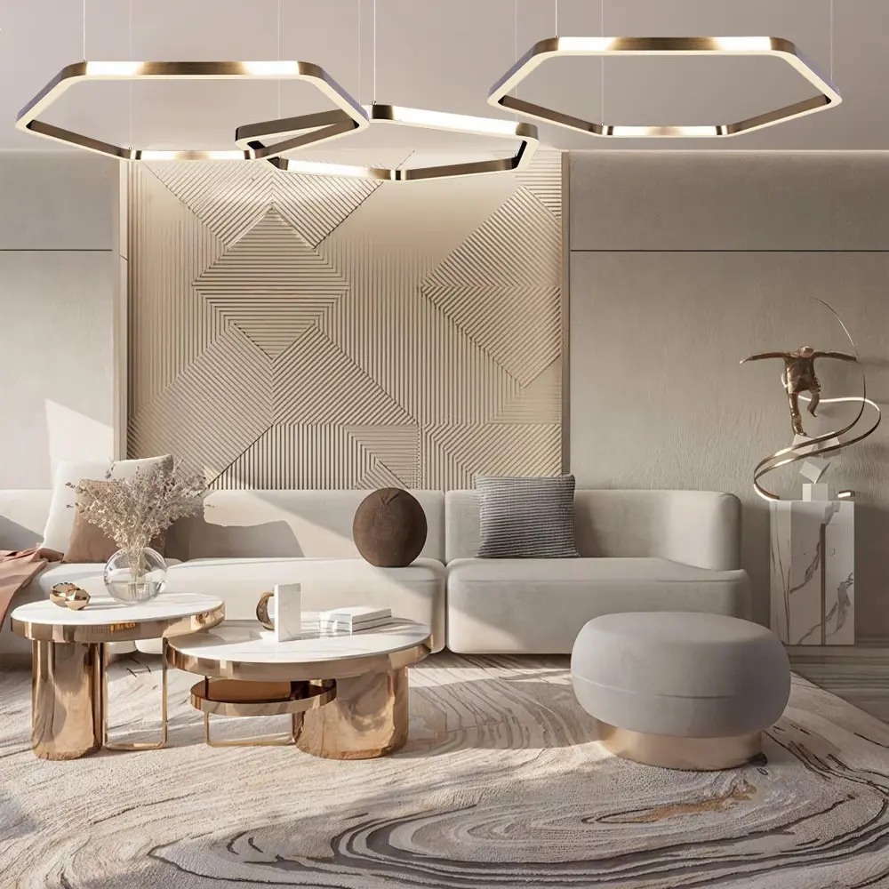 Фото 11 Светильник подвесной светодиодный Loft it 10243s gold 10.64 м² теплый белый (желтый) свет цвет жёлтый/золотой Фото 11 Светильник подвесной светодиодный Loft it 10243s gold 10.64 м² теплый белый (желтый) свет цвет жёлтый/золотой
