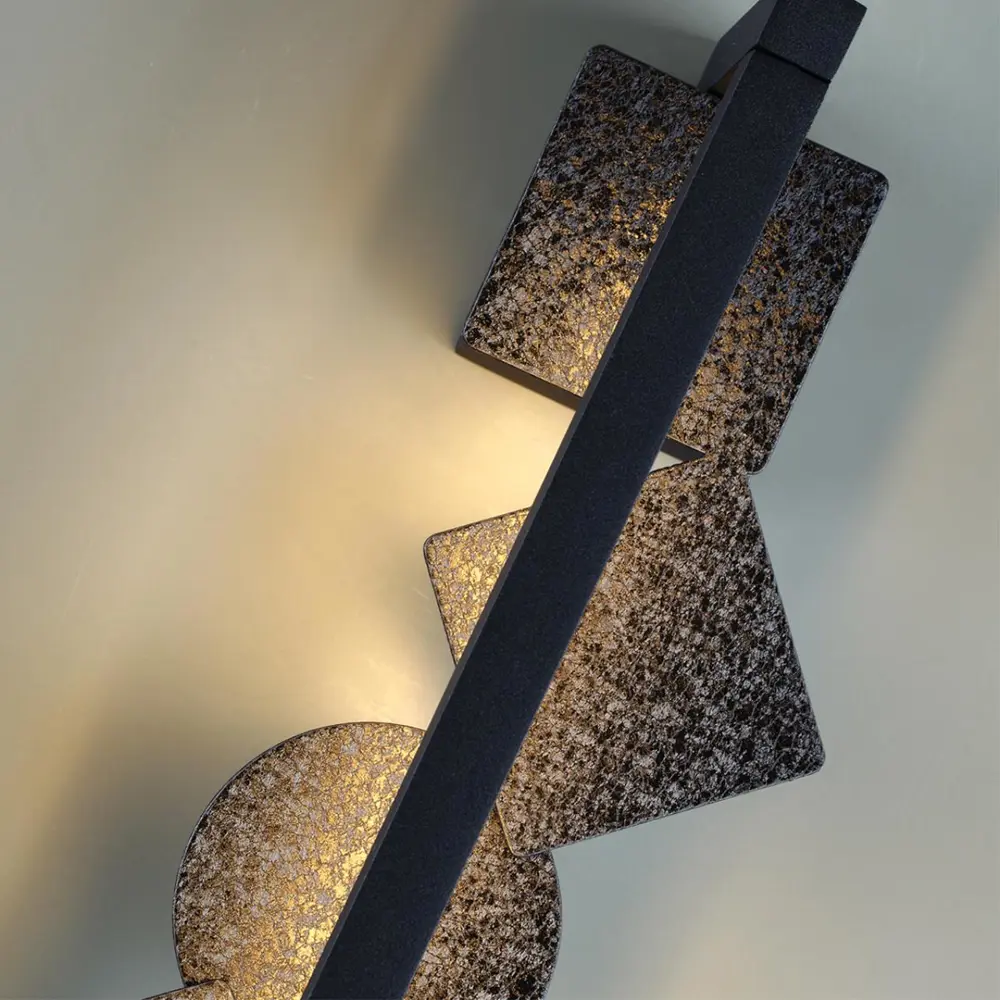 Фото 6 Настенный светильник светодиодный Odeon Light Geos 6692/7wl теплый белый (желтый) свет цвет черный