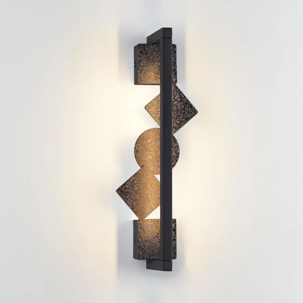 Фото 2 Настенный светильник светодиодный Odeon Light Geos 6692/7wl теплый белый (желтый) свет цвет черный