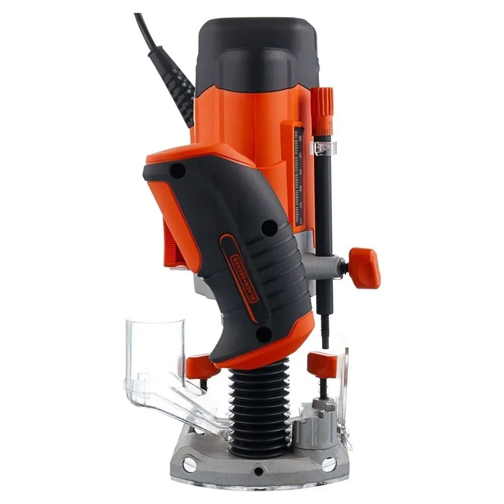 Фото 7 Фрезер сетевой универсальный Black+Decker KW1200EKA, 1200 Вт Фото 7 Фрезер сетевой универсальный Black+Decker KW1200EKA, 1200 Вт