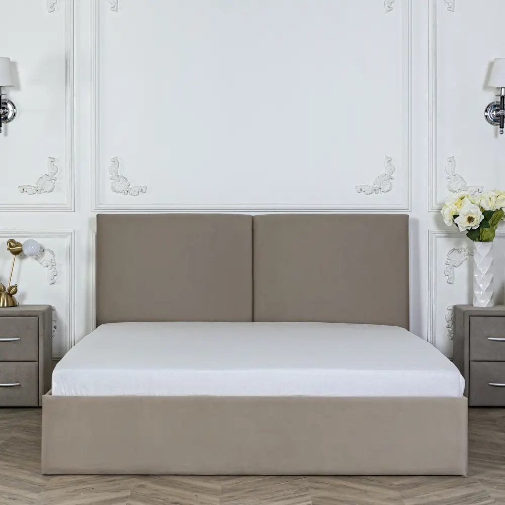 Фото 4 Кровать Dg-home Альба 166x100x200 см цвет бежевый Фото 4 Кровать Dg-home Альба 166x100x200 см цвет бежевый