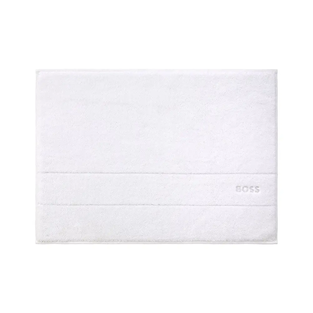 Фото Коврик для ванной комнаты Hugo Boss Plain Ice 70x50см цвет белый Фото Коврик для ванной комнаты Hugo Boss Plain Ice 70x50см цвет белый