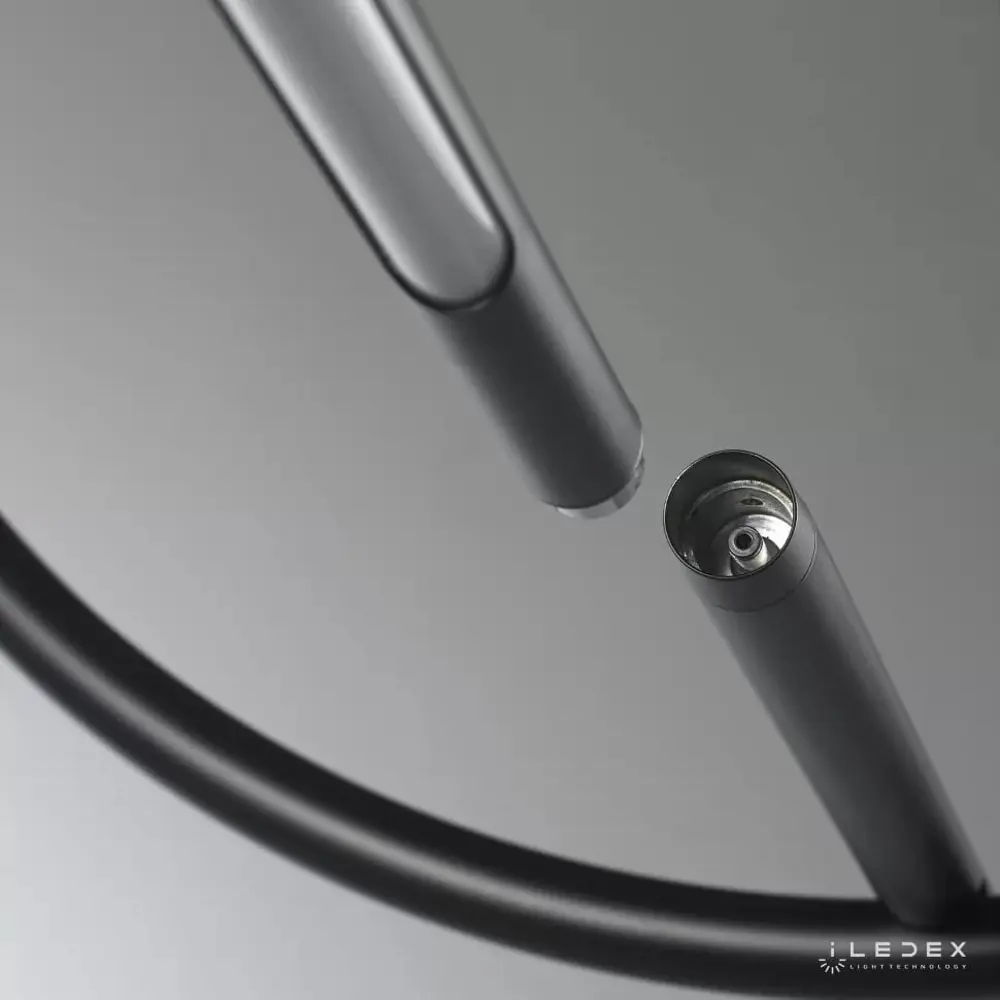 Фото 3 Светильник подвесной светодиодный Iledex 8075p_s-18w-3000k mbk-wh 5.76 м² теплый белый (желтый) свет цвет черный Фото 3 Светильник подвесной светодиодный Iledex 8075p_s-18w-3000k mbk-wh 5.76 м² теплый белый (желтый) свет цвет черный