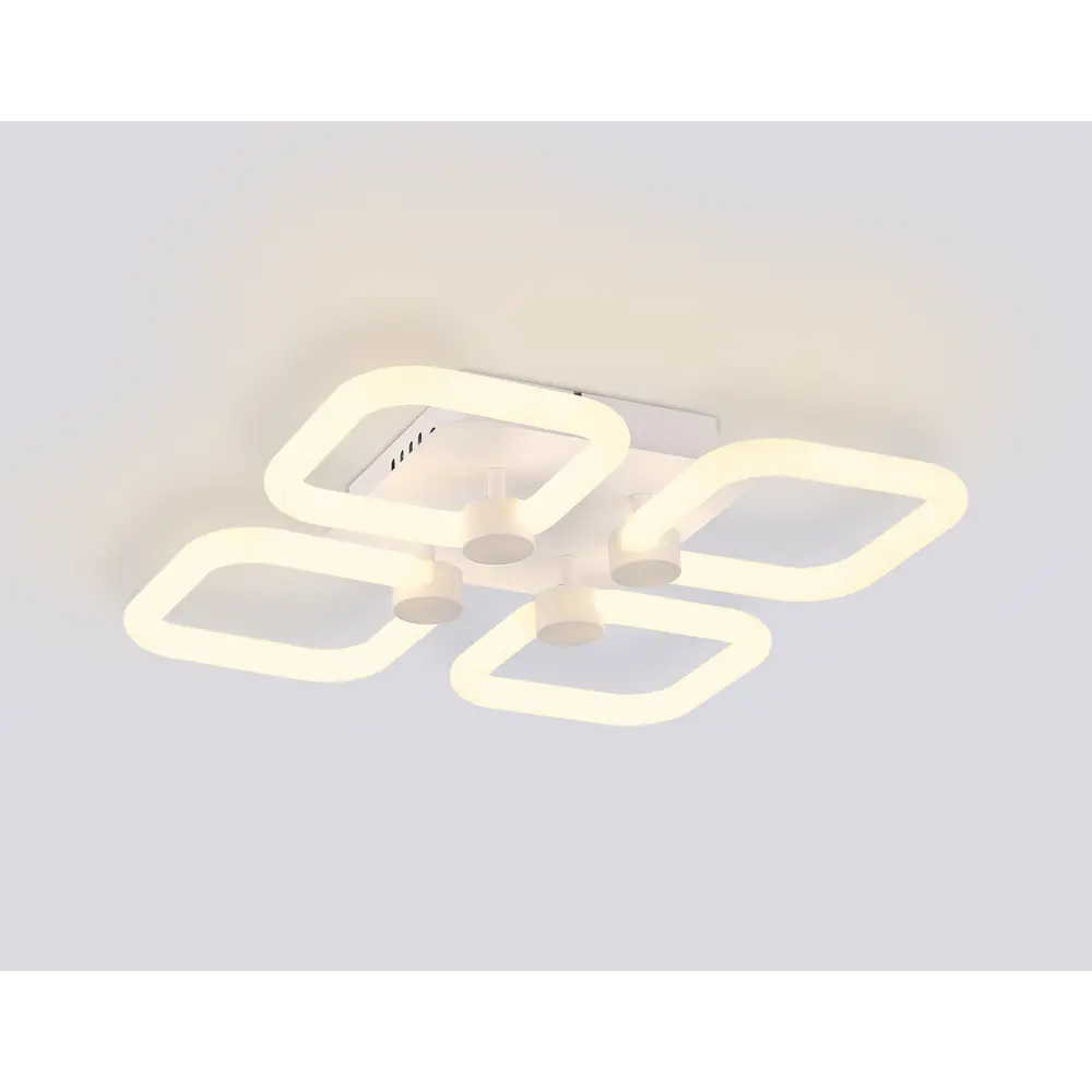 Фото 6 Люстра потолочная светодиодная Ambrella light Fa3819 с пультом управления 8 м² нейтральный белый свет цвет белый Фото 6 Люстра потолочная светодиодная Ambrella light Fa3819 с пультом управления 8 м² нейтральный белый свет цвет белый