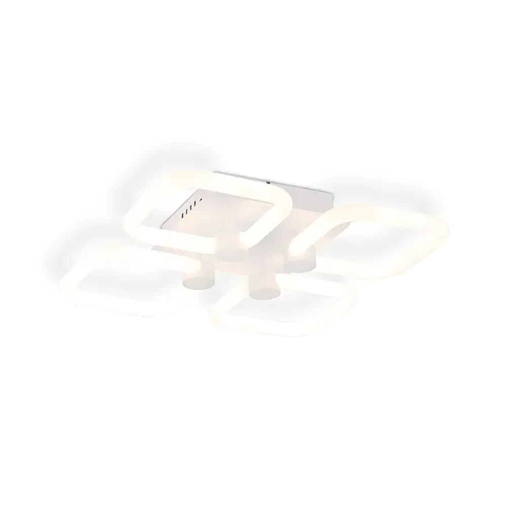Фото Люстра потолочная светодиодная Ambrella light Fa3819 с пультом управления 8 м² нейтральный белый свет цвет белый Фото Люстра потолочная светодиодная Ambrella light Fa3819 с пультом управления 8 м² нейтральный белый свет цвет белый