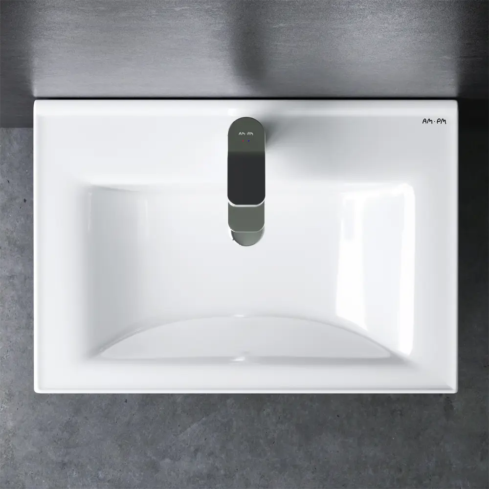 Фото 3 Тумба AM.PM X-Joy M85A-FHX0652-WC0652WG подвесная, 65 см, 2 ящика, белый глянец, с раковиной Фото 3 Тумба AM.PM X-Joy M85A-FHX0652-WC0652WG подвесная, 65 см, 2 ящика, белый глянец, с раковиной