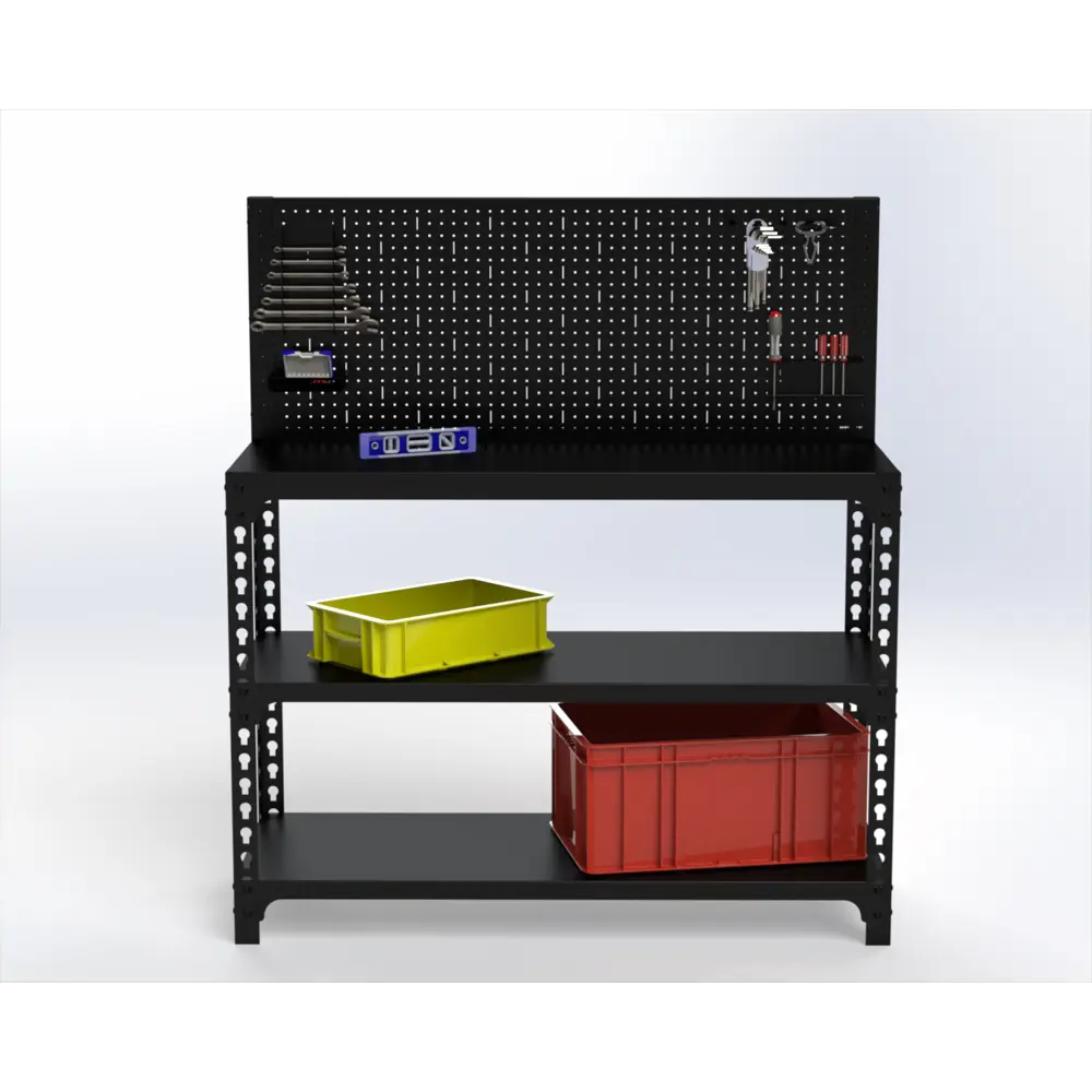 Фото 2 Стол-верстак Metalex 117236 950x1100x600 мм, максимальная нагрузка до 260 кг, с комплектом аксессуаров