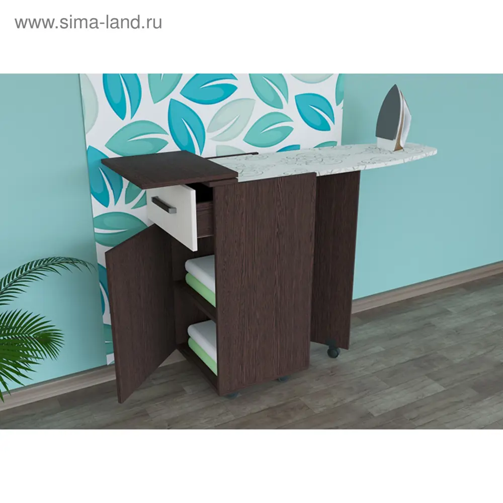 Фото Комод Vnk 2 ящика 133x42x84 см ЛДСП цвет венге 4271700 Фото Комод Vnk 2 ящика 133x42x84 см ЛДСП цвет венге 4271700