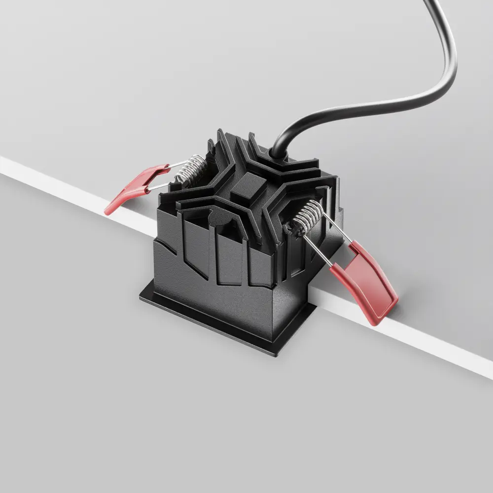 Фото 6 Светильник точечный встраиваемый светодиодный Maytoni Alfa led Dl043-01-10w4k-sq-b-1 под отверстие 55 мм 10 Вт нейтральный белый свет цвет черный Фото 6 Светильник точечный встраиваемый светодиодный Maytoni Alfa led Dl043-01-10w4k-sq-b-1 под отверстие 55 мм 10 Вт нейтральный белый свет цвет черный