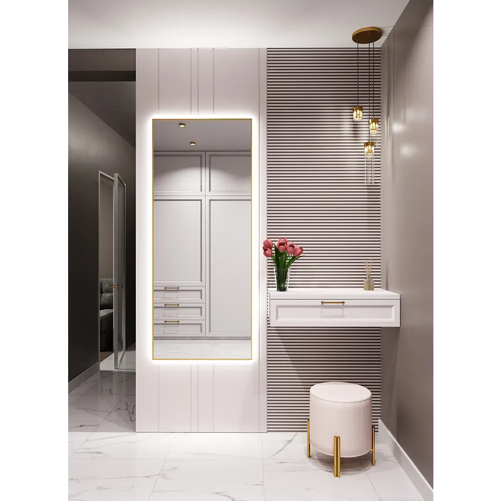 Фото 2 Зеркало со встроенной подсветкой One mirror 16070зсх 70x160 см Фото 2 Зеркало со встроенной подсветкой One mirror 16070зсх 70x160 см