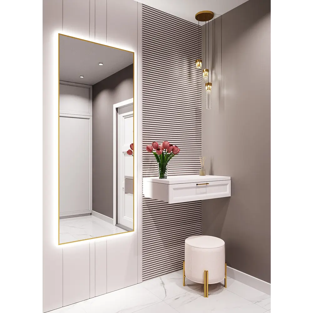 Фото 4 Зеркало со встроенной подсветкой One mirror 16070зсх 70x160 см Фото 4 Зеркало со встроенной подсветкой One mirror 16070зсх 70x160 см