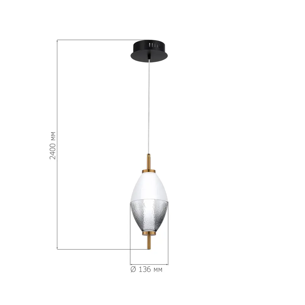 Фото 4 Светильник подвесной светодиодный St luce Ice Sl6130.403.06 3 м² теплый белый (желтый) свет цвет черный Фото 4 Светильник подвесной светодиодный St luce Ice Sl6130.403.06 3 м² теплый белый (желтый) свет цвет черный
