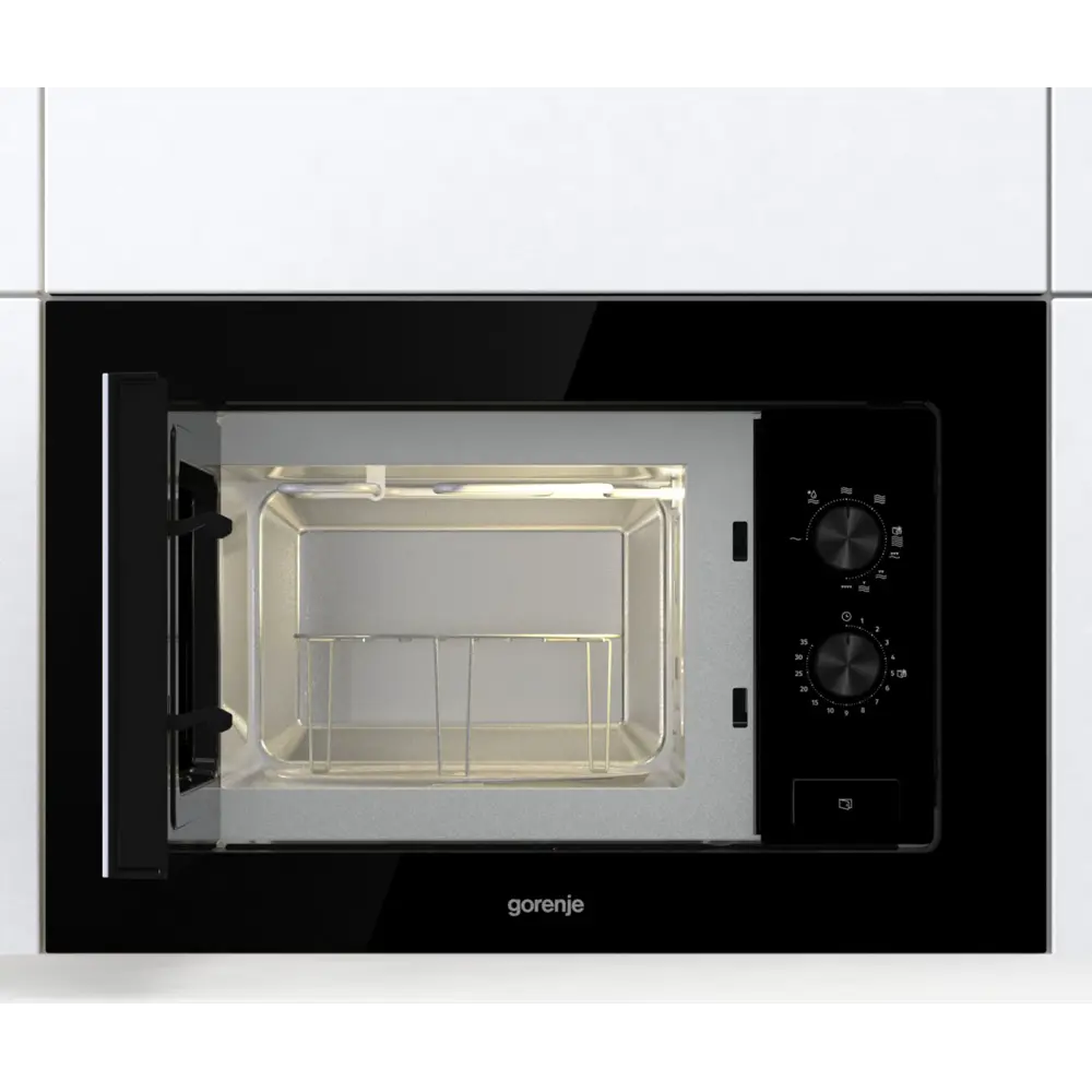 Фото 2 Встраиваемая микроволновая печь Gorenje BM201EG1BG 20 л 59.5x38.8x32.4 см цвет черный