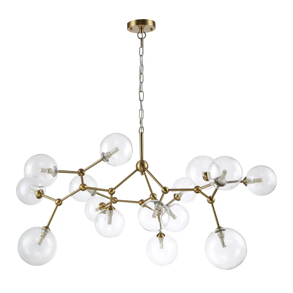 Фото Светильник подвесной Crystal Lux Maximo sp15 bronze 15 ламп 42 м² цвет бронза Фото Светильник подвесной Crystal Lux Maximo sp15 bronze 15 ламп 42 м² цвет бронза