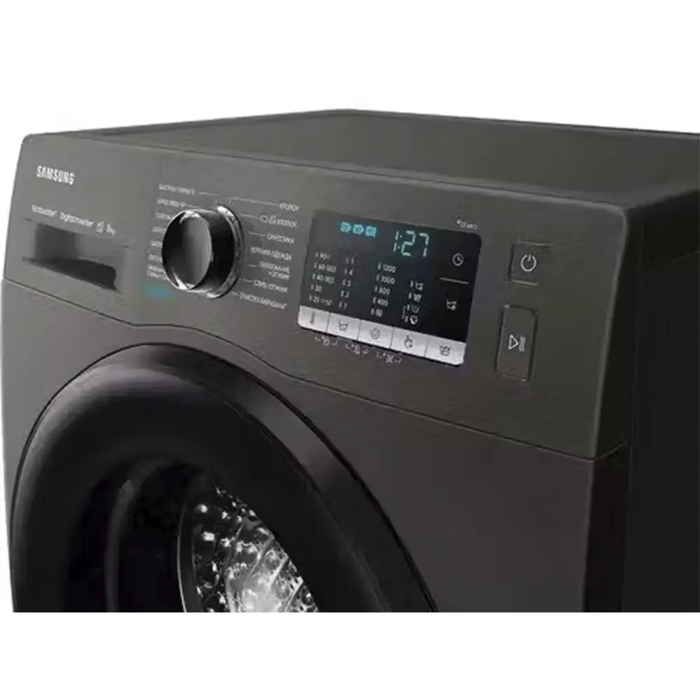 Фото 4 Стиральная машина Samsung Ww80agas26axlp 60x85x45 см 8 кг цвет серый металлик Фото 4 Стиральная машина Samsung Ww80agas26axlp 60x85x45 см 8 кг цвет серый металлик