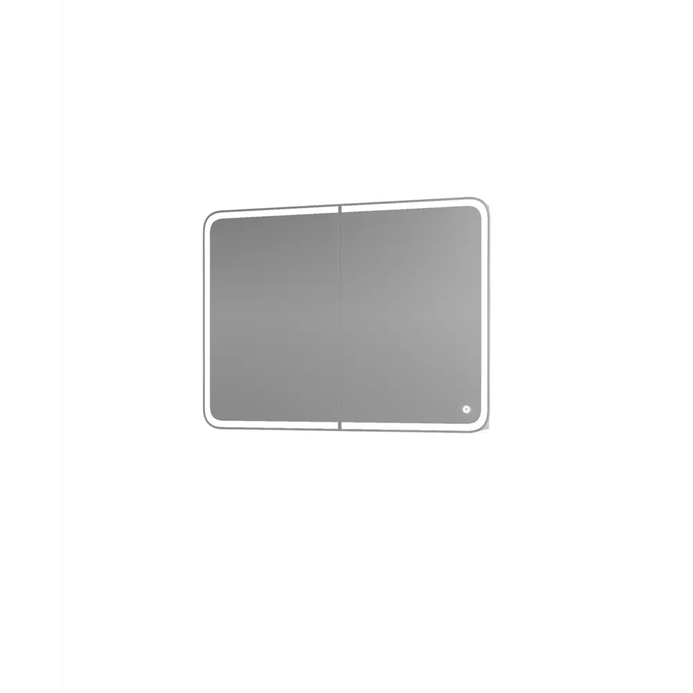 Фото 2 Шкаф зеркальный подвесной Grossman 209004 90x80см цвет белый Фото 2 Шкаф зеркальный подвесной Grossman 209004 90x80см цвет белый