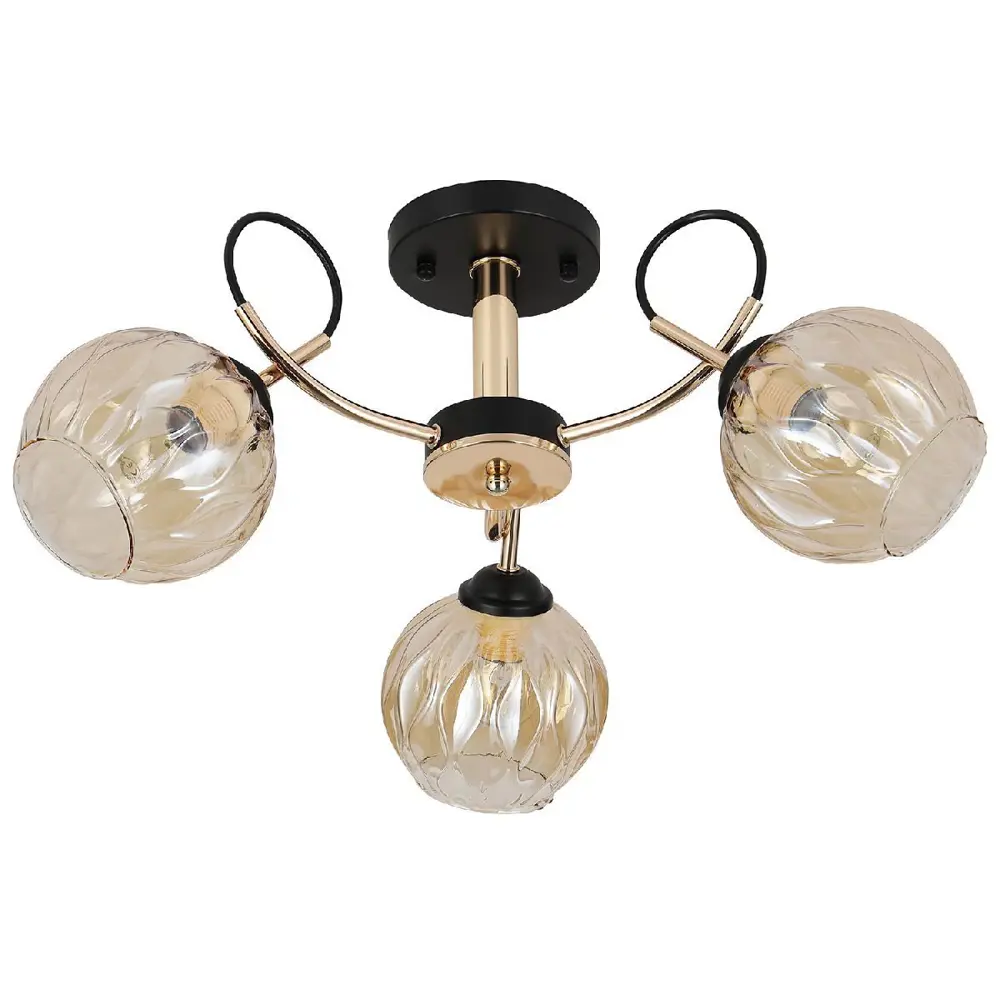 Фото 2 Люстра на штанге Reluce Нет 07202-0.3-03 3 лампа 6 м² цвет черный Фото 2 Люстра на штанге Reluce Нет 07202-0.3-03 3 лампа 6 м² цвет черный