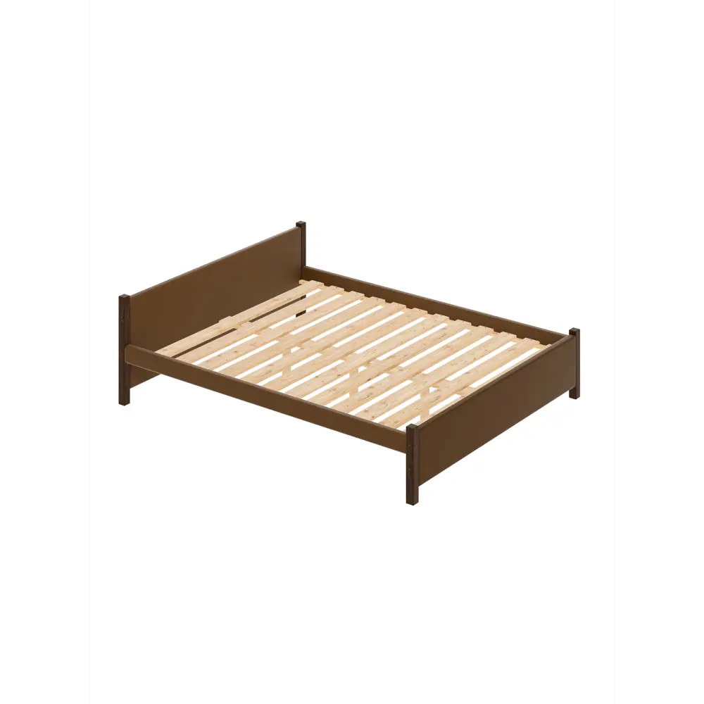 Фото Кровать Solarius Двуспальная Классика мягкая 1505 130 x 63 x 200 см массив сосны цвет коричневый/венге Фото Кровать Solarius Двуспальная Классика мягкая 1505 130 x 63 x 200 см массив сосны цвет коричневый/венге