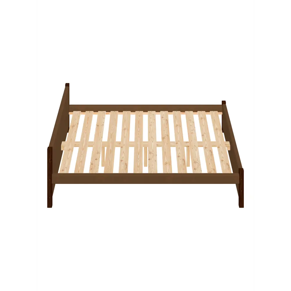 Фото 3 Кровать Solarius Двуспальная Классика мягкая 1505 130 x 63 x 200 см массив сосны цвет коричневый/венге Фото 3 Кровать Solarius Двуспальная Классика мягкая 1505 130 x 63 x 200 см массив сосны цвет коричневый/венге