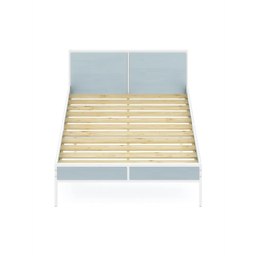 Фото 2 Кровать Solarius Kr120loft-gol-white 125 x 90 x 206 см сосна цвет белый Фото 2 Кровать Solarius Kr120loft-gol-white 125 x 90 x 206 см сосна цвет белый