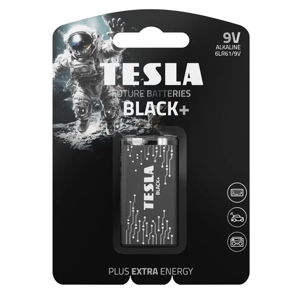 Фото Батарейка Tesla алкалиновая 6LR61 крона 1 шт.