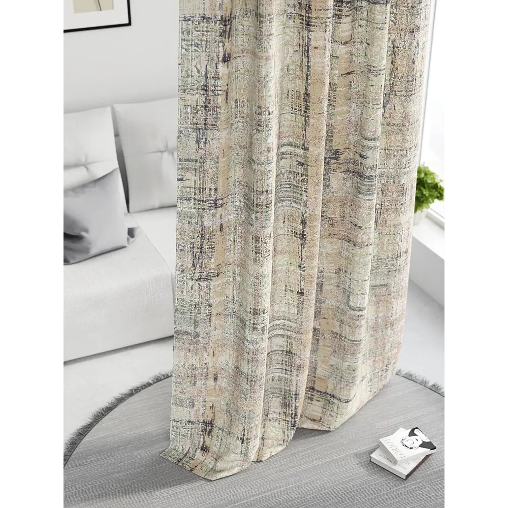Фото 3 Штора на шторной ленте Comfy Way Нилсти - 107 CW593107-260, 260x150 см, цвет бежевый Фото 3 Штора на шторной ленте Comfy Way Нилсти - 107 CW593107-260, 260x150 см, цвет бежевый
