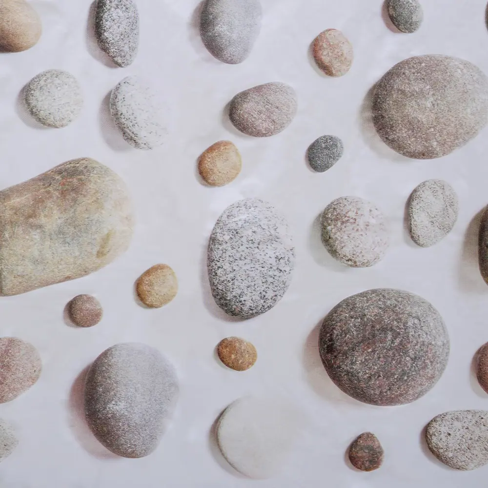 Фото 2 Шторка для ванной комнаты Доляна 827448 180x180см цвет коричневый