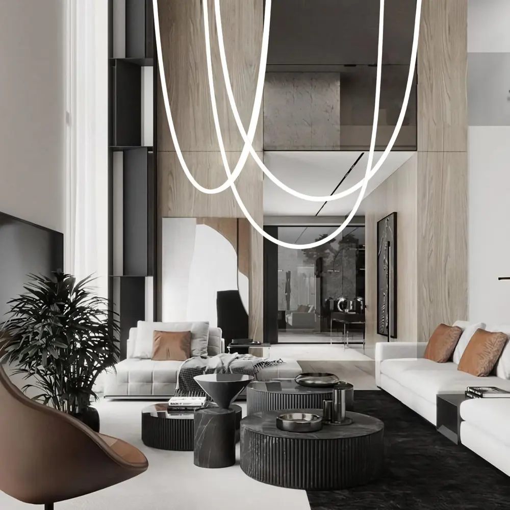 Фото 6 Светильник подвесной светодиодный Loft It Lori Lf_10230_5000 21.67 м² холодный белый (голубой) свет цвет золото Фото 6 Светильник подвесной светодиодный Loft It Lori Lf_10230_5000 21.67 м² холодный белый (голубой) свет цвет золото