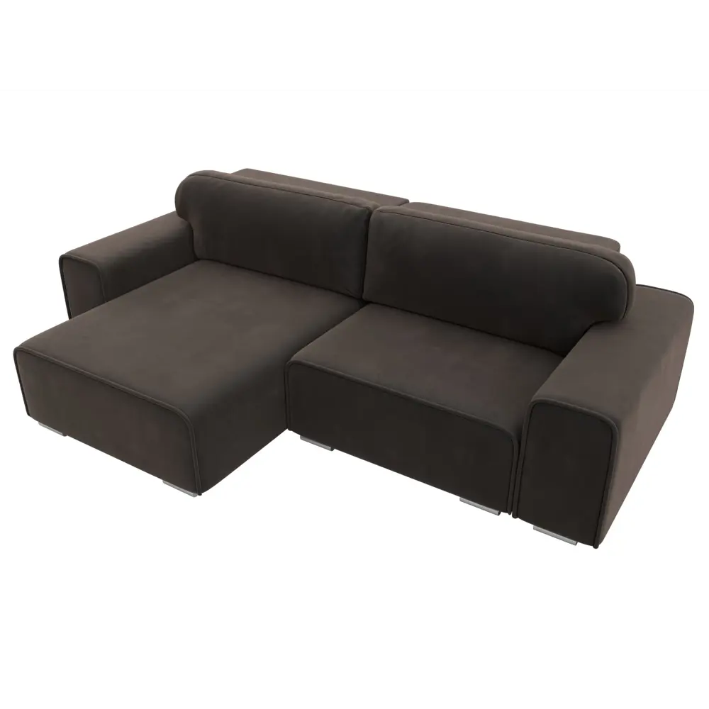 Фото 6 Диван угловой Лига-029 левый угол Лига диванов 121927L 263x88x155 см велюр цвет коричневый Фото 6 Диван угловой Лига-029 левый угол Лига диванов 121927L 263x88x155 см велюр цвет коричневый