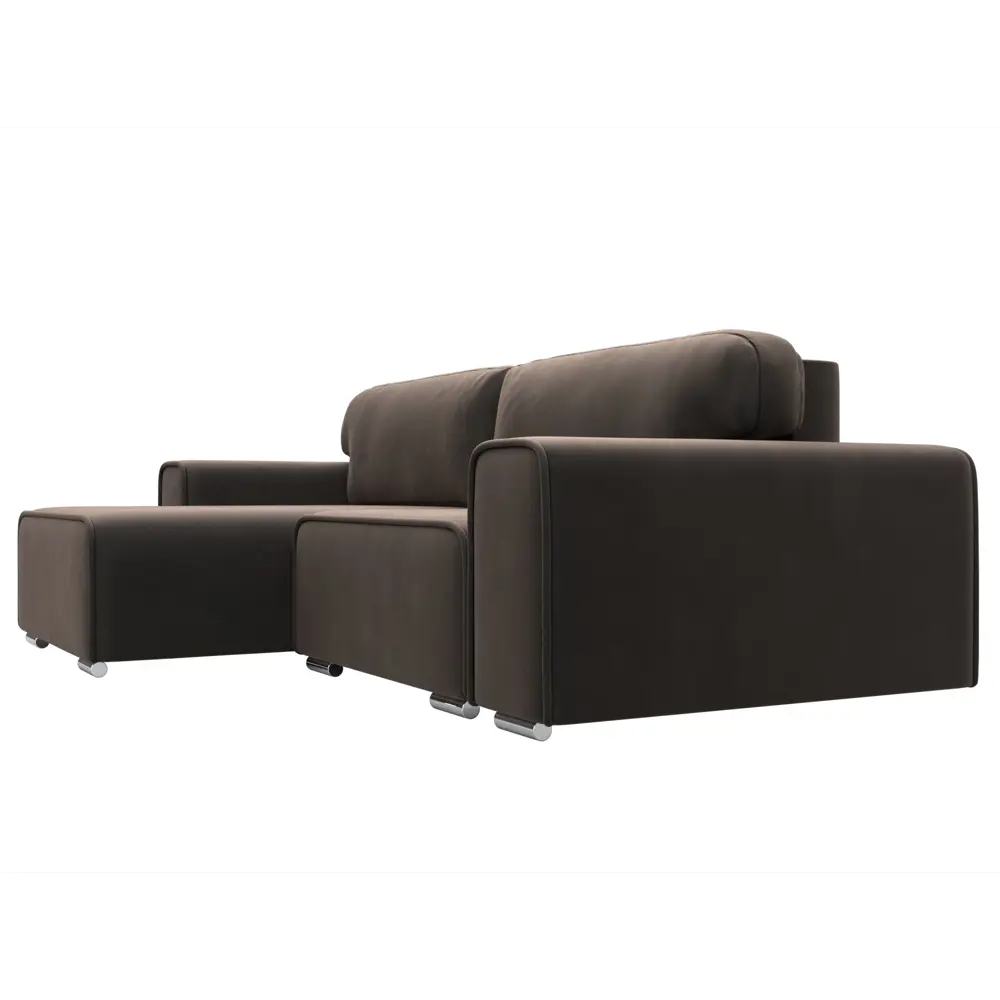 Фото 4 Диван угловой Лига-029 левый угол Лига диванов 121927L 263x88x155 см велюр цвет коричневый Фото 4 Диван угловой Лига-029 левый угол Лига диванов 121927L 263x88x155 см велюр цвет коричневый