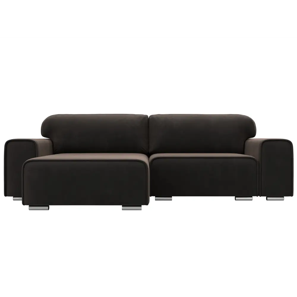 Фото 2 Диван угловой Лига-029 левый угол Лига диванов 121927L 263x88x155 см велюр цвет коричневый Фото 2 Диван угловой Лига-029 левый угол Лига диванов 121927L 263x88x155 см велюр цвет коричневый