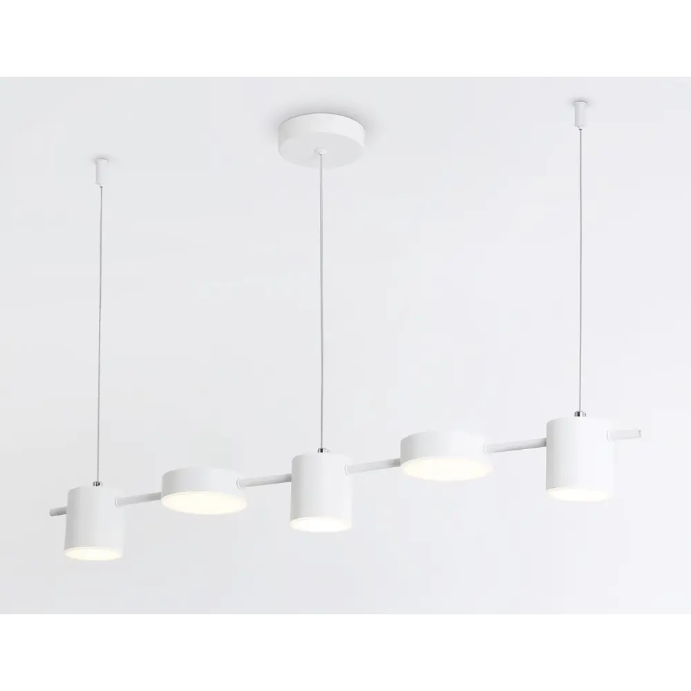 Фото 3 Светильник подвесной светодиодный Ambrella light Fl51678 28 м² регулируемый белый свет цвет белый Фото 3 Светильник подвесной светодиодный Ambrella light Fl51678 28 м² регулируемый белый свет цвет белый